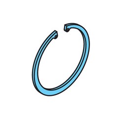BPW CIRCLIP INNER ECO PLUS 158 X 4