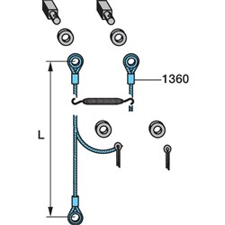 CATCH STRAP 1550 MM