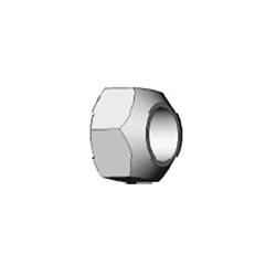 NUT NYLOC M16 PLATED