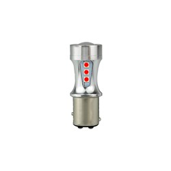 LED AUTOLAMPS 12-24V RED STOP/TAIL  BAYONET GLOBE