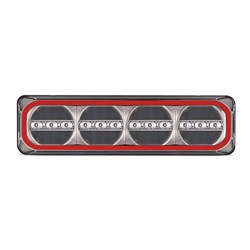 LED AUTOLAMPS 385 SERIES 12-24V AMBER/RED/WHITE STOP/TAIL/IND/REV LAMP - TWIN BLISTER