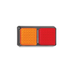 LED AUTOLAMPS 80 DOUBLE SERIES 12-24V AMBER/RED STOP/TAIL/IND LAMP