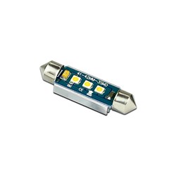 LED AUTOLAMPS 12-14.5V 41MM COOL WHITE FESTOON LAMP GLOBE
