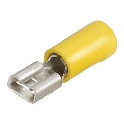 NARVA FEMALE BLADE TERM YEL 6 3MM