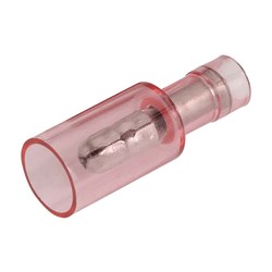 NARVA MALE BULLET RED POLY 5MM