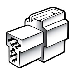 NARVA F/HOUSING QUICK CON 2 WAY 10