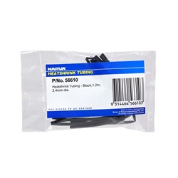 NARVA HEAT SHRINK BLACK 2 4MM