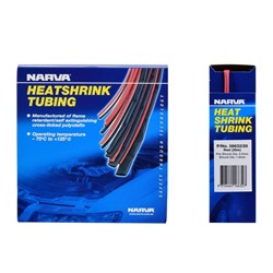 NARVA 20M X 3.2MM RED HEAT SHRINK