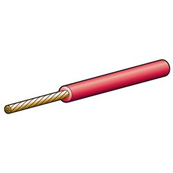 NARVA CABLE SINGLE CORE 2.5MM 5A 30M RED