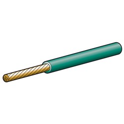 NARVA CABLE S/CORE 3MM 10A 30M GREEN