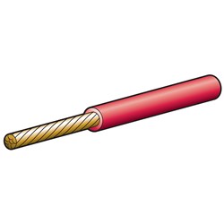 NARVA CABLE S/CORE 4MM 15A 30M RED