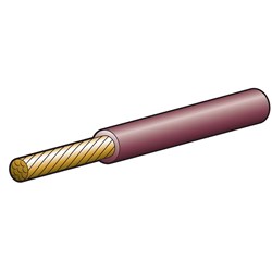 NARVA CABLE S/CORE 5MM 25A 30M BROWN