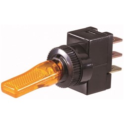 NARVA PLASTIC TOGGLE LED AMBER BL1