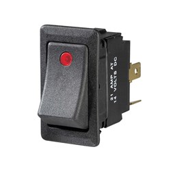 NARVA OFF/ON H/D ROCKER SW RED LED 1