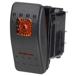 NARVA SW RK OFF/ON - AMBER 12V GLOBE