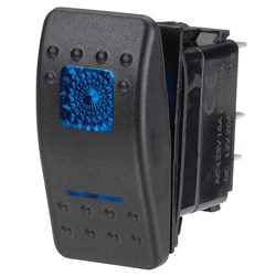 NARVA SW RK OFF/ON - BLUE 12V GLOBE