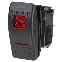 NARVA SW RK OFF/MOM ON-RED 12V GLOBE