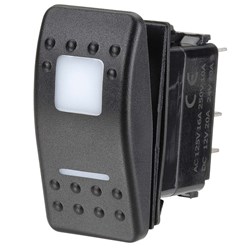 NARVA SW RK OFF/MOM ON RED12/24V LED