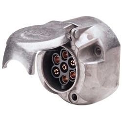 NARVA 7 PIN LARGE ROUND METAL SOCKET EACH