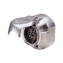 NARVA 7 PIN LGE RND METAL SOCKET 1PK