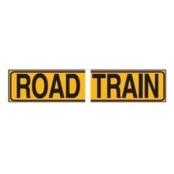 MAXUS SIGN ROAD TRAIN 510X250MM 2 PCE